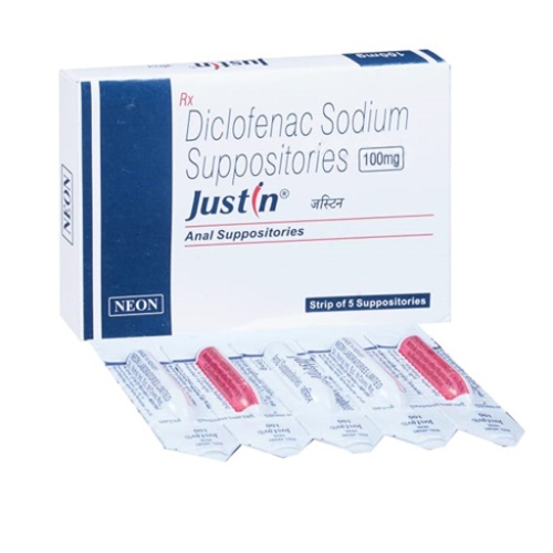 Justin Diclofency Suppository 100mg